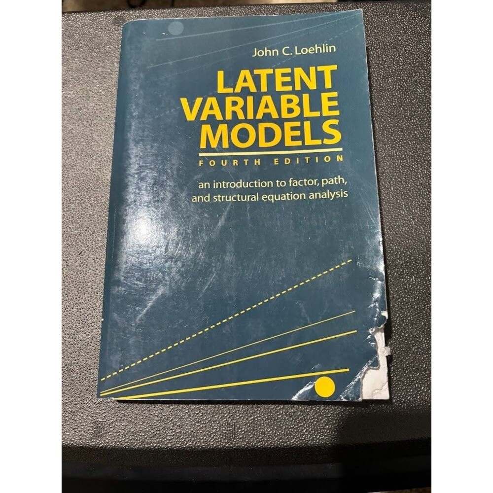 Latent Variable Models by Loehlin, John C.